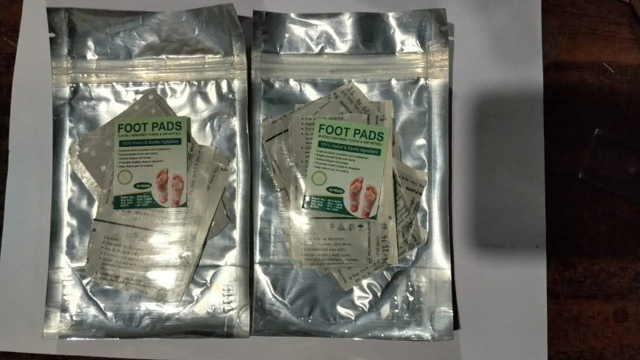 `Detox Foot Pads 20 Patches - Natural Overnight Detox & Foot Care`