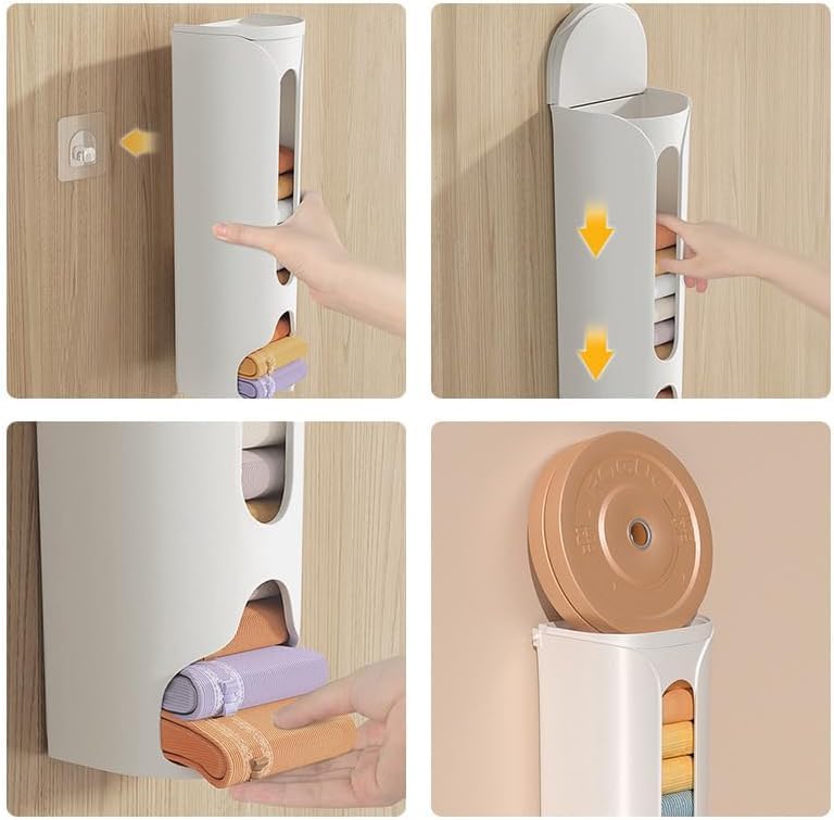 Multipurpose Wall-Mounted Cabinet Storage Organizer - Space Saving Home Storage