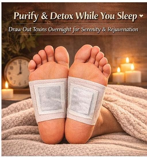 `Detox Foot Pads 20 Patches - Natural Overnight Detox & Foot Care`