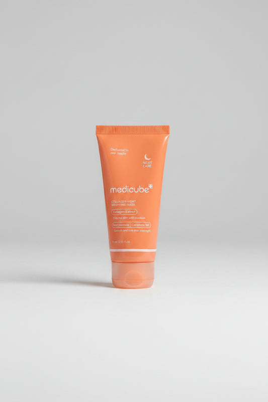 Orange tube of Medicube product