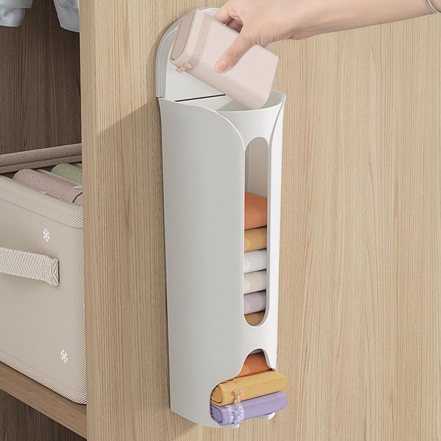 Multipurpose Wall-Mounted Cabinet Storage Organizer - Space Saving Home Storage