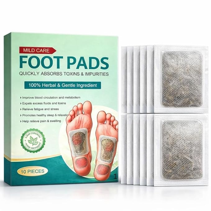 `Detox Foot Pads 20 Patches - Natural Overnight Detox & Foot Care`