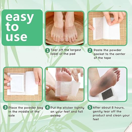 "Velmora Detox Foot Patches – Natural 10-Pad Cleanse Kit"