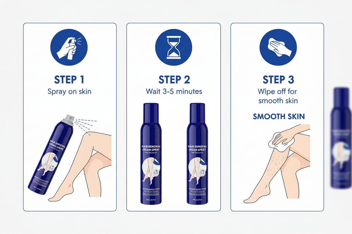 Hair Removal Spray (Pack of 2)
