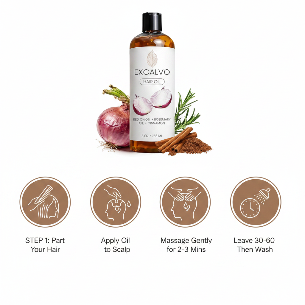 Red Onion + Rosemary Oil + Cinnamon (Pack of 2)