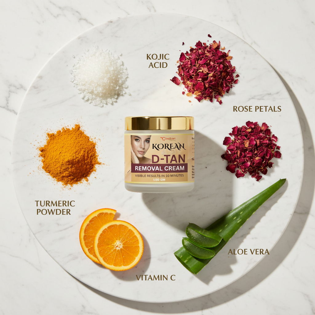 Ingredients - Korean D-Tan Removal Cream