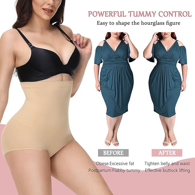 Tummy Tucker High Waist Shapewear for Women - Body Shaper & Tummy Control